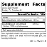 Source Naturals Extrait de pousses de brocoli – tablettes, dosage pratique pour l'utilisation.