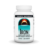 Source Naturals Fer chelate - bouteille: soutien quotidien de l'énergie et oxygène des cellules.