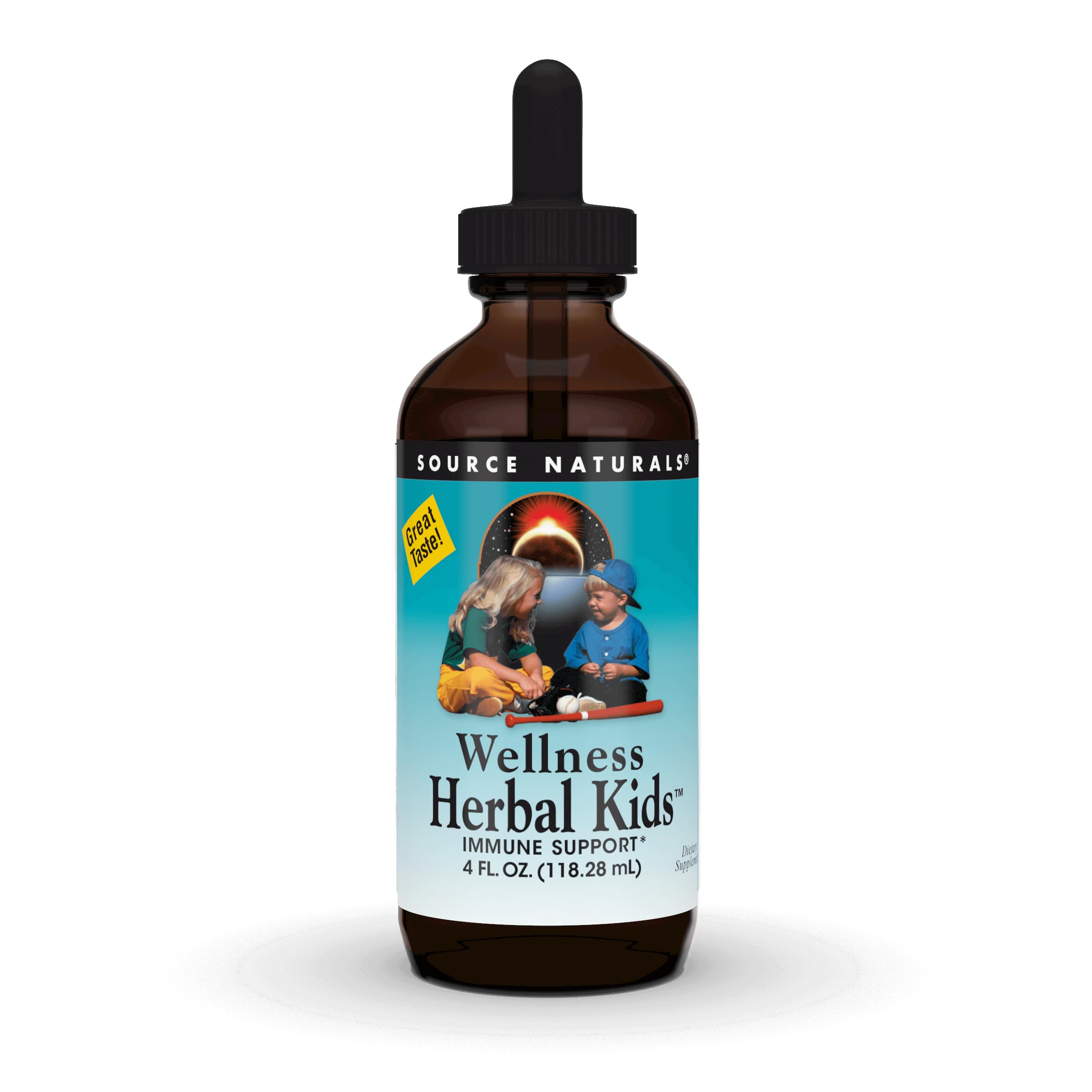 Source Naturals Formule Herbes Enfants - bouteille liquide, soutien immunitaire possible