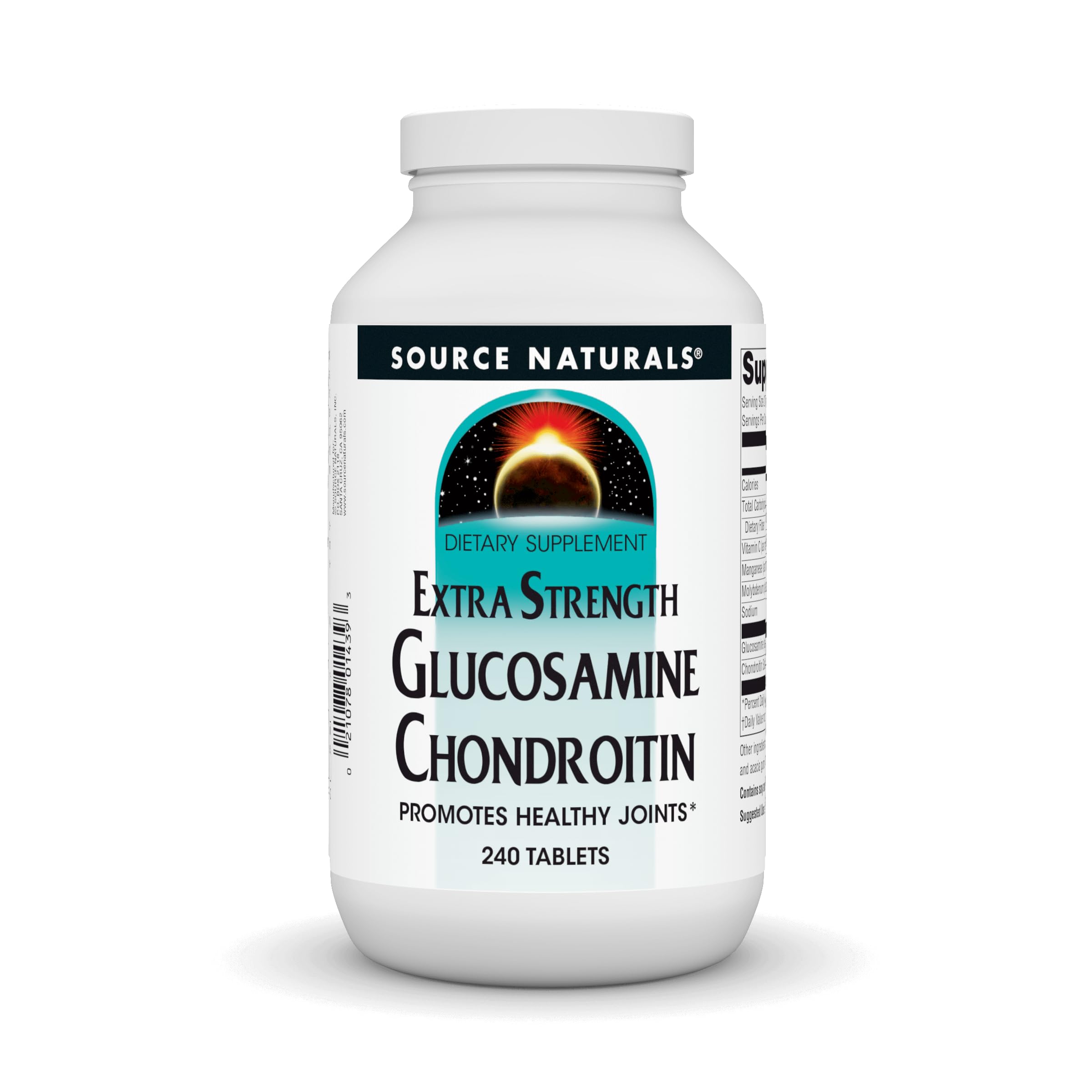 Source Naturals Glucosamine Chondroitine — bouteille pour soutenir les articulations et la mobilité