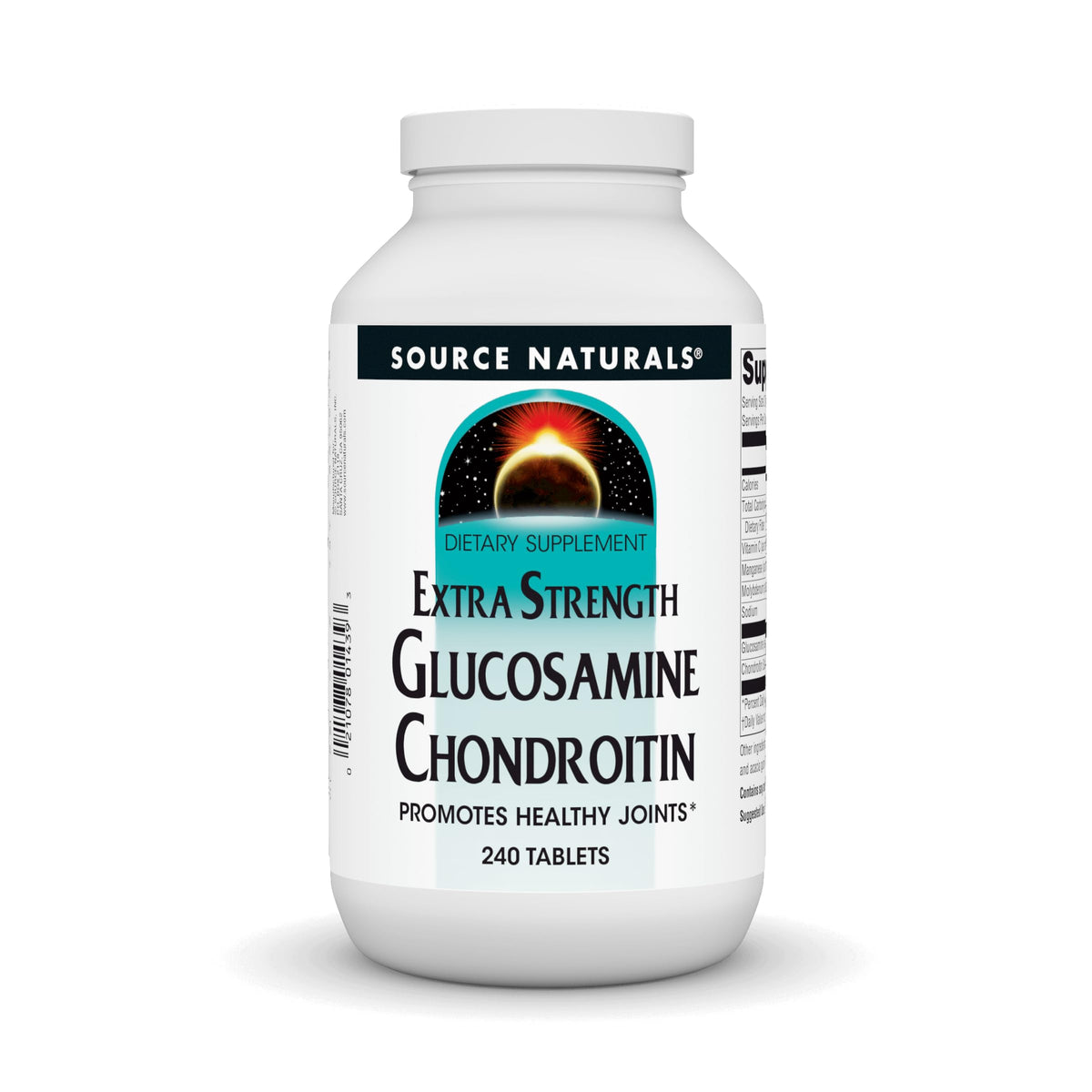 Source Naturals Glucosamine Chondroitine — bouteille pour soutenir les articulations et la mobilité