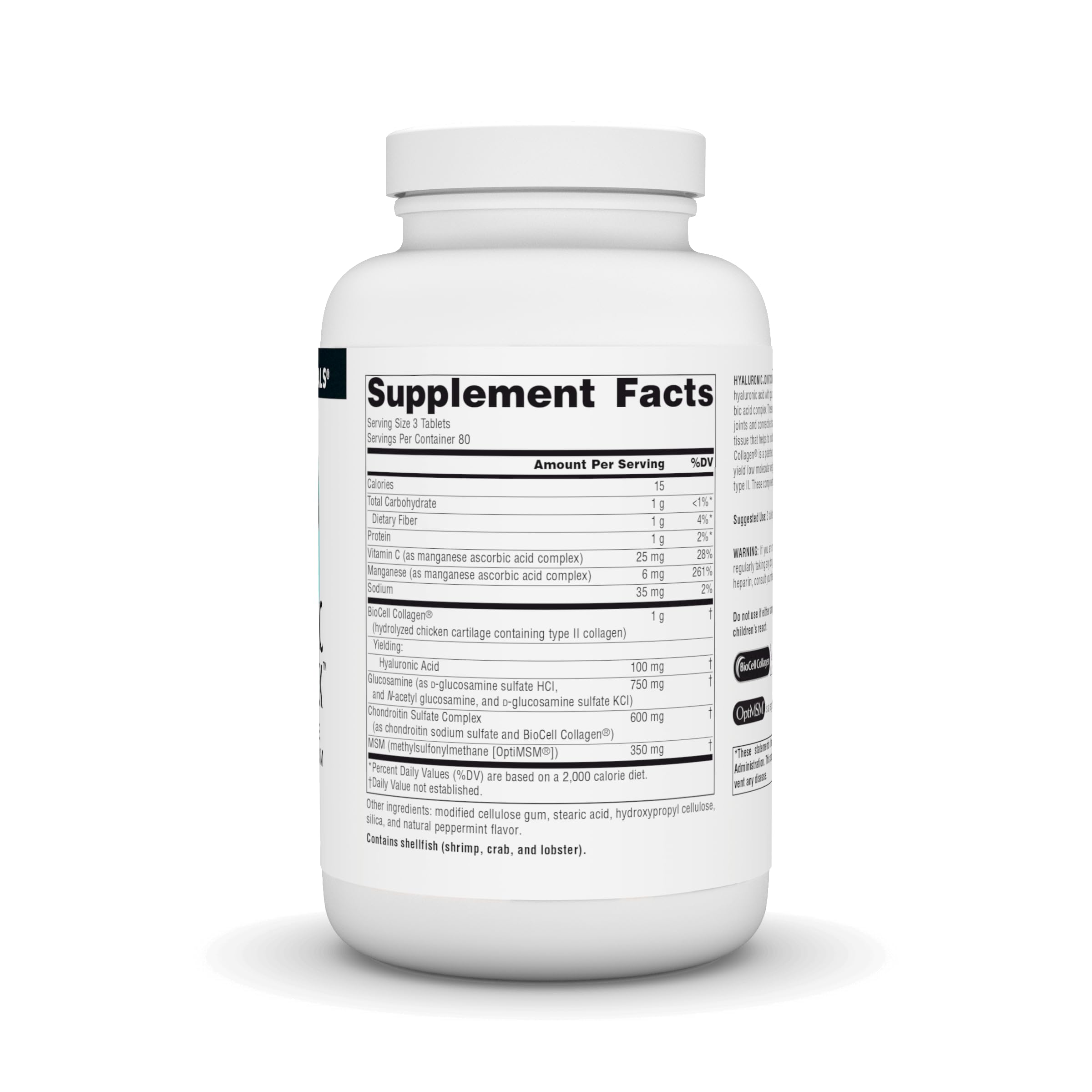 Source Naturals Glucosamine-Chondroitine-MSM Tablettes: soutien structurel des articulations et mobilité.