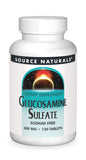 Source Naturals Glucosamine Sulfate en bouteille, soutien potentiel des articulations.