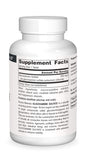 Étiquette Source Naturals Glucosamine Sulfate affichant les ingrédients et allergènes.