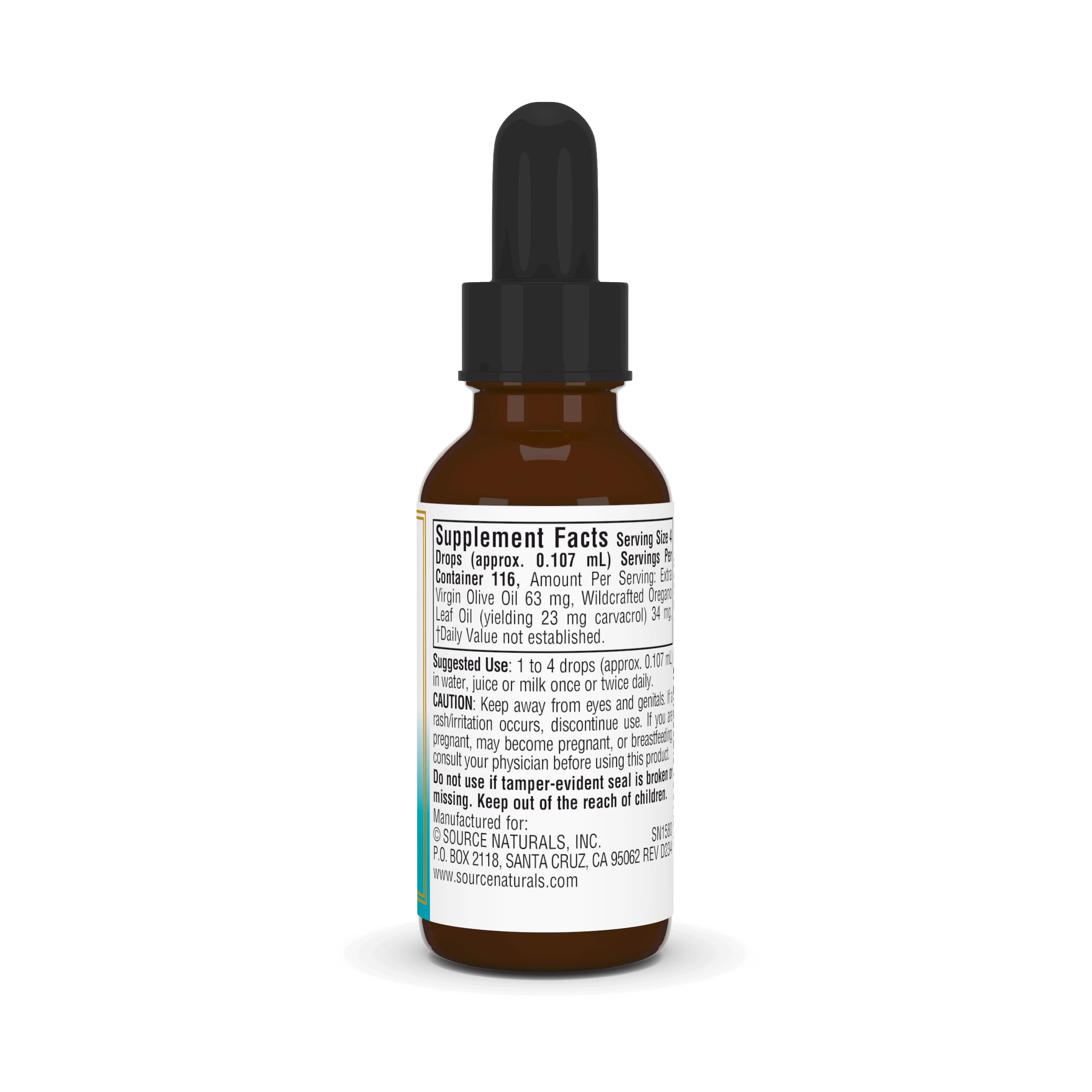 Source Naturals Huile d’Origan – gouttes, utilisation polyvalente et arôme naturel.