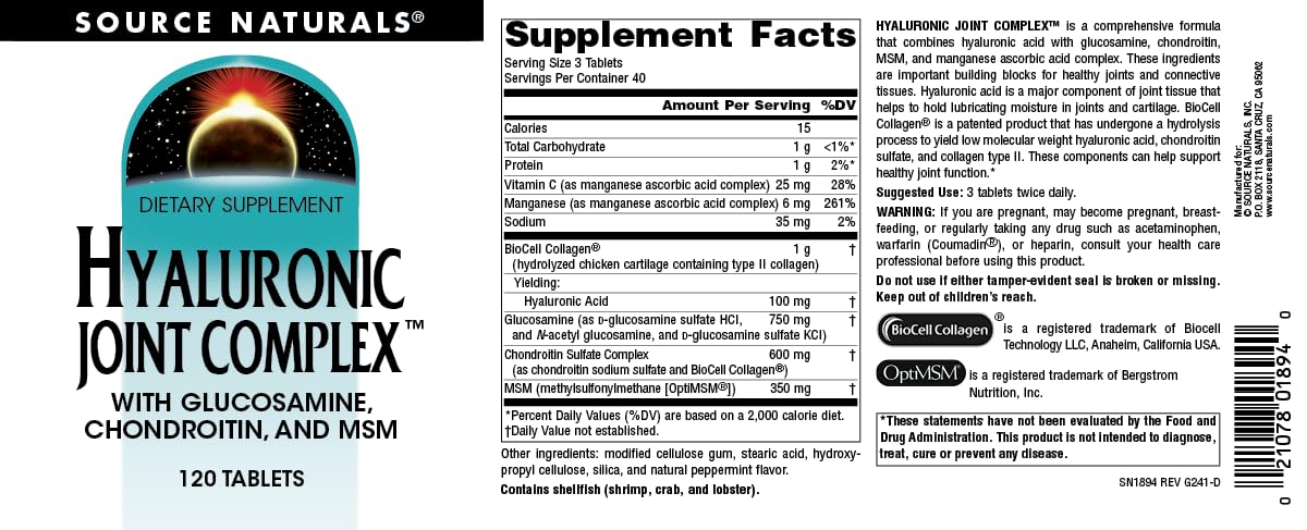 Capsules blanches ovales Source Naturals – dosage pratique pour le quotidien.