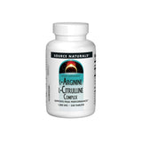 Source Naturals L-Arginine L-Citrulline Complex, bouteille, soutien potentiel à l'énergie et à la circulation