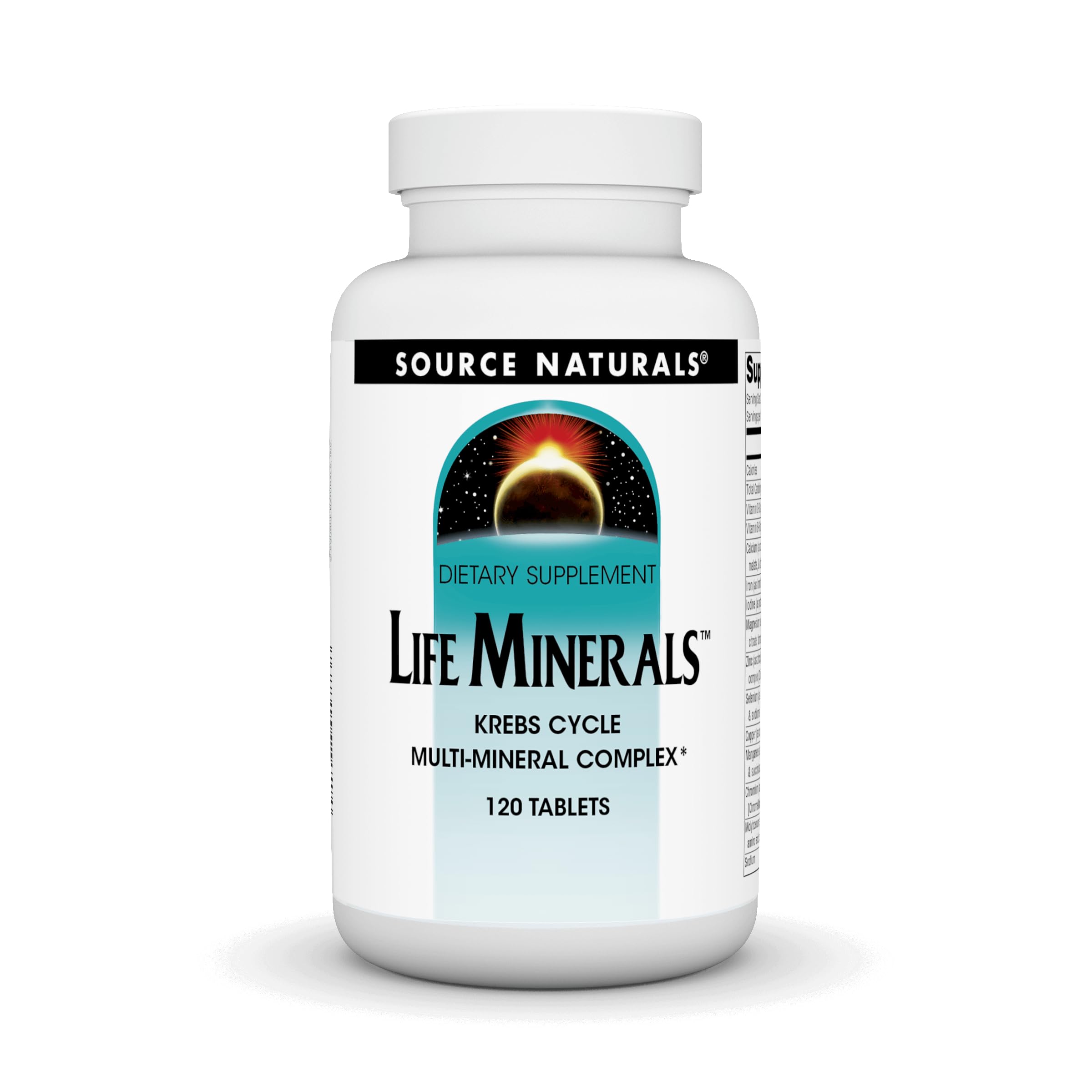 Source Naturals Life Minerals tablettes dans le flacon, soutien potentiel des minéraux.