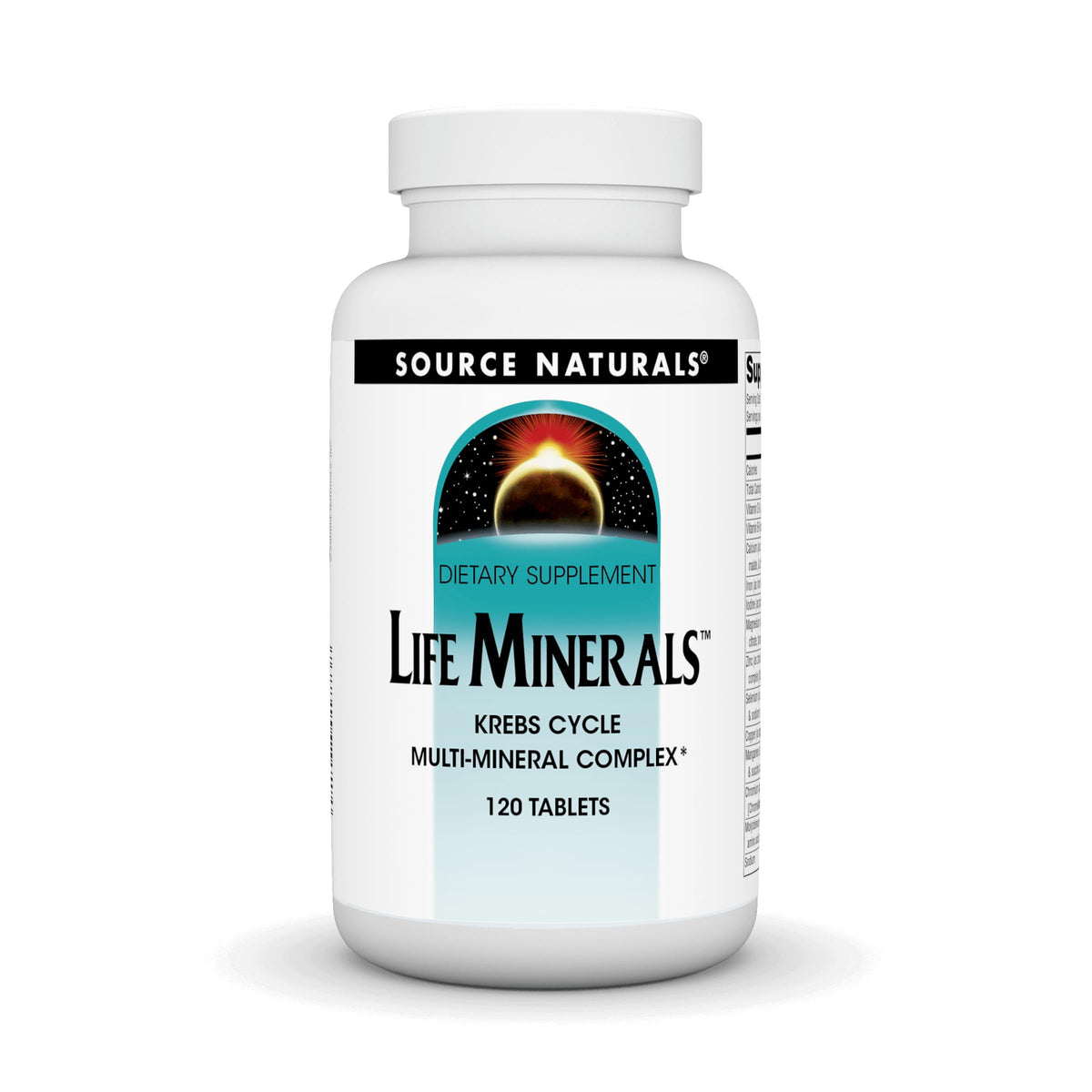Source Naturals Life Minerals tablettes dans le flacon, soutien potentiel des minéraux.