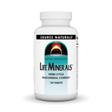Source Naturals Life Minerals tablettes dans le flacon, soutien potentiel des minéraux.