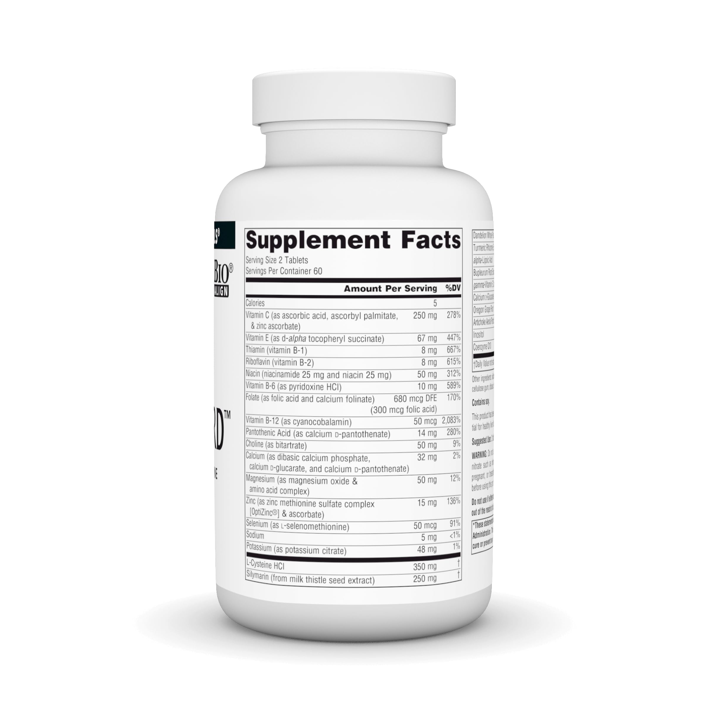 Source Naturals Liver Guard : comprimés riches en nutriments pour la fonction hépatique.