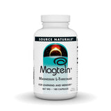 Source Naturals Magtein bouteille, soutient potentiellement concentration et équilibre émotionnel.