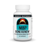 Source Naturals MBP Bone Renew — bouteille illustrant le potentiel soutien à la densité osseuse.