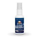 Source Naturals Melatonin NutraSpray, bouteille orange, soutien possible au rythme veille-sommeil.