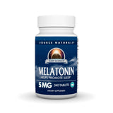 Source Naturals Mélatonine 5 mg, bouteille de 240 comprimés, soutien potentiel au sommeil.