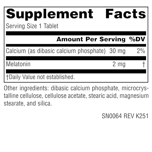 Source Naturals Mélatonine – emballage et boîte visibles, référence claire du produit.