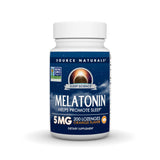 Source Naturals Mélatonine, pastilles orange 200, soutien potentiel au sommeil