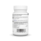 Étiquette lisible du produit OptiZinc Source Naturals, indiquant absence d’allergènes.
