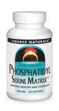 Source Naturals Phosphatidyl Serine Matrix en bouteille, soutien potentiel à la signalisation nerveuse