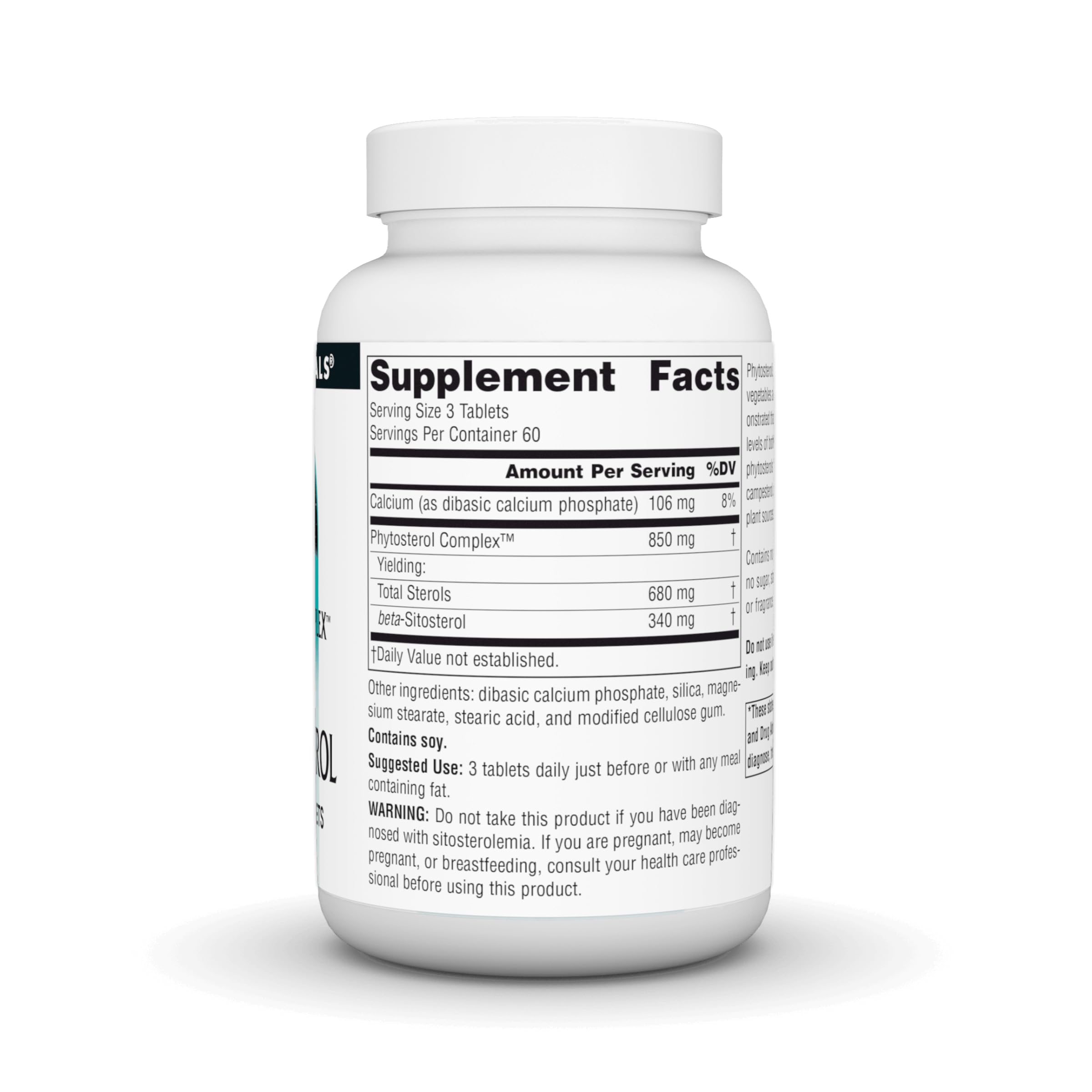 Capsules Source Naturals Phytosterol Complex prêtes à être intégrées dans la routine quotidienne.