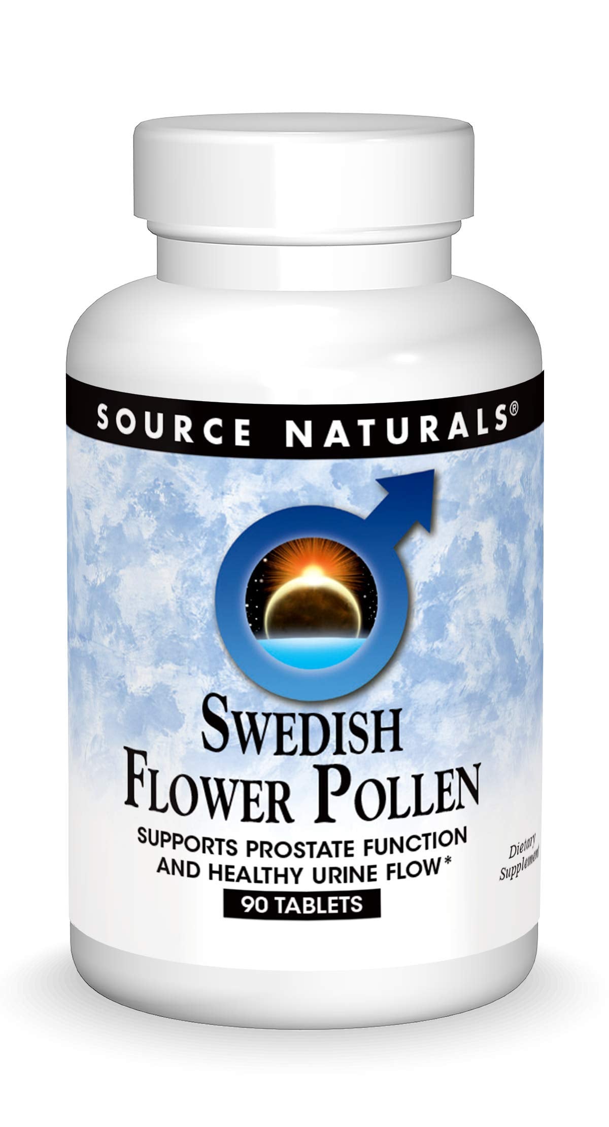 Source Naturals pollen fleurs suedois en bouteille peut soutenir une fonction urinaire saine