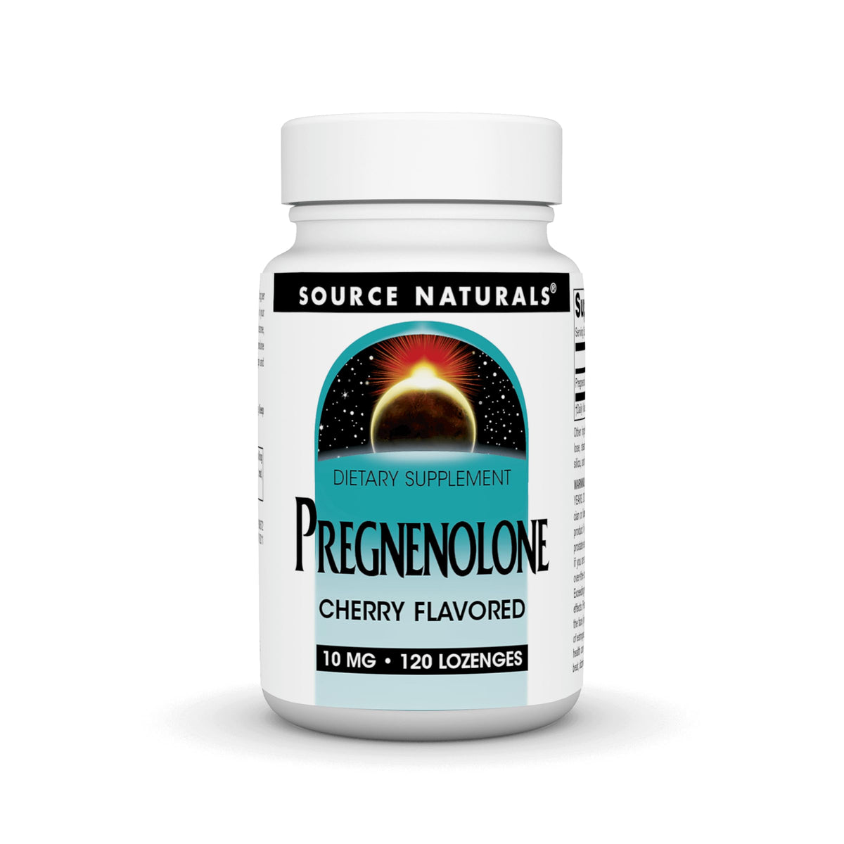 Source Naturals Pregnenolone, pastilles cerise, faciles à intégrer à la routine quotidienne.