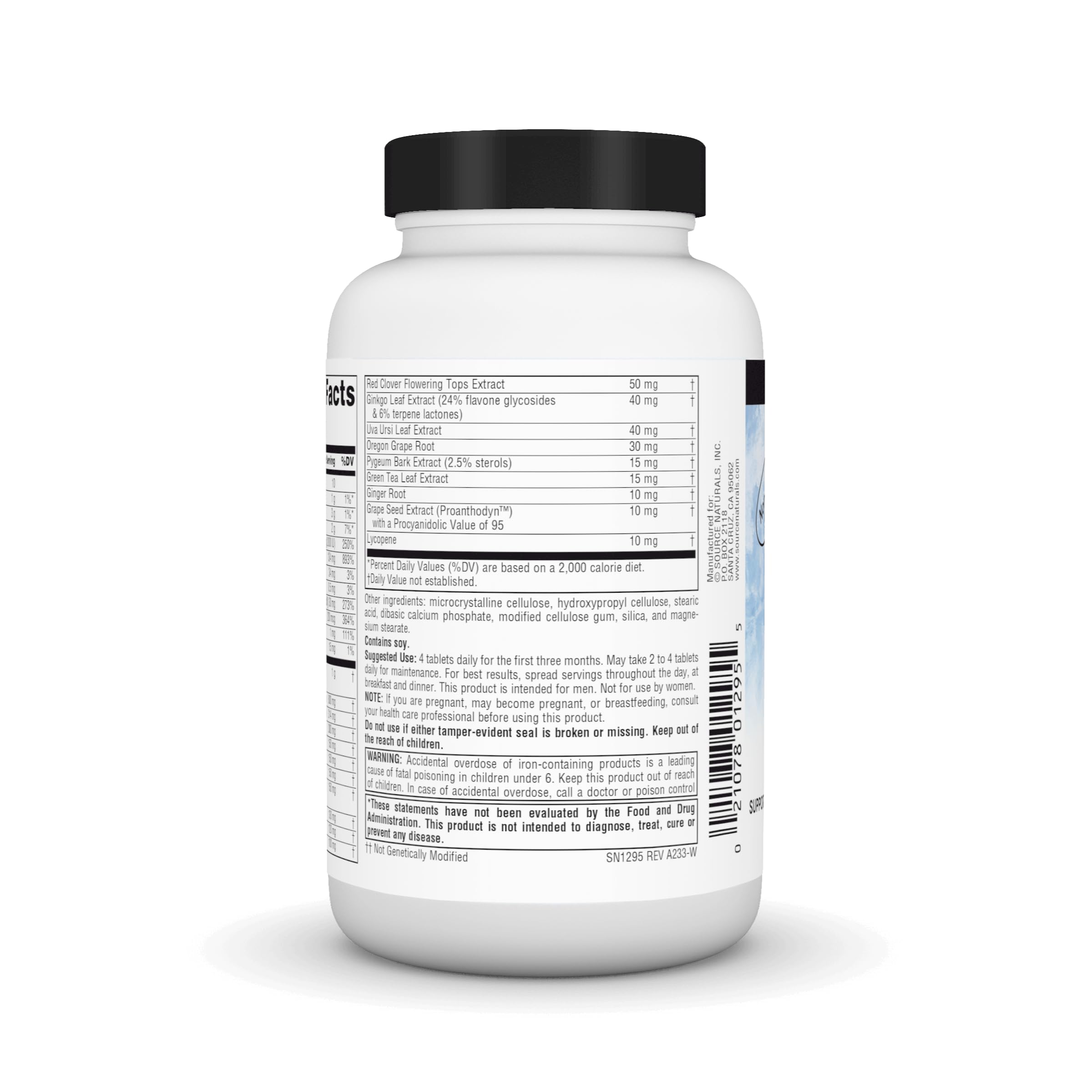 Source Naturals Prosta-Response — étiquette lisible, présentation fiable du complément.