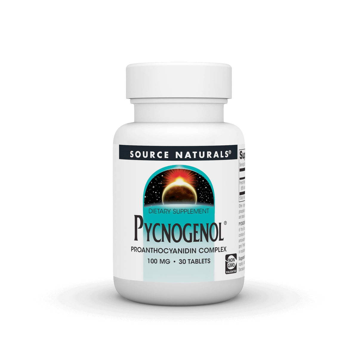 Source Naturals Pycnogenol, boîte du complément, soutien antioxydant quotidien.