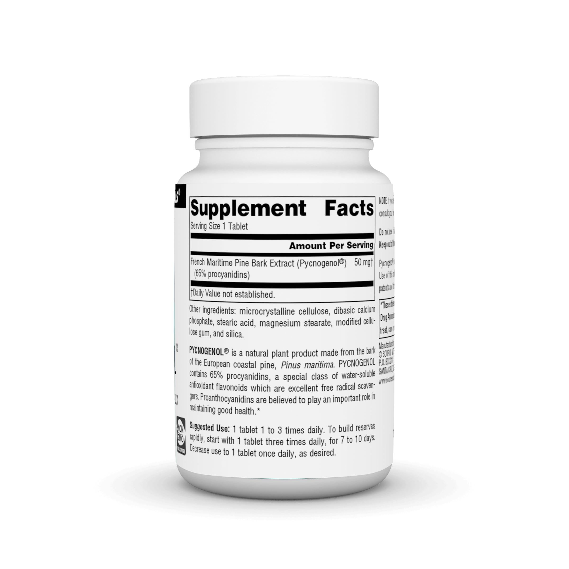 Source Naturals Pycnogenol-tablettes-prise quotidienne, soutien antioxydant possible.