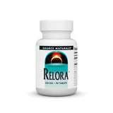 Source Naturals Relora, bouteille de comprimés, soutien potentiel à un comportement alimentaire équilibré.