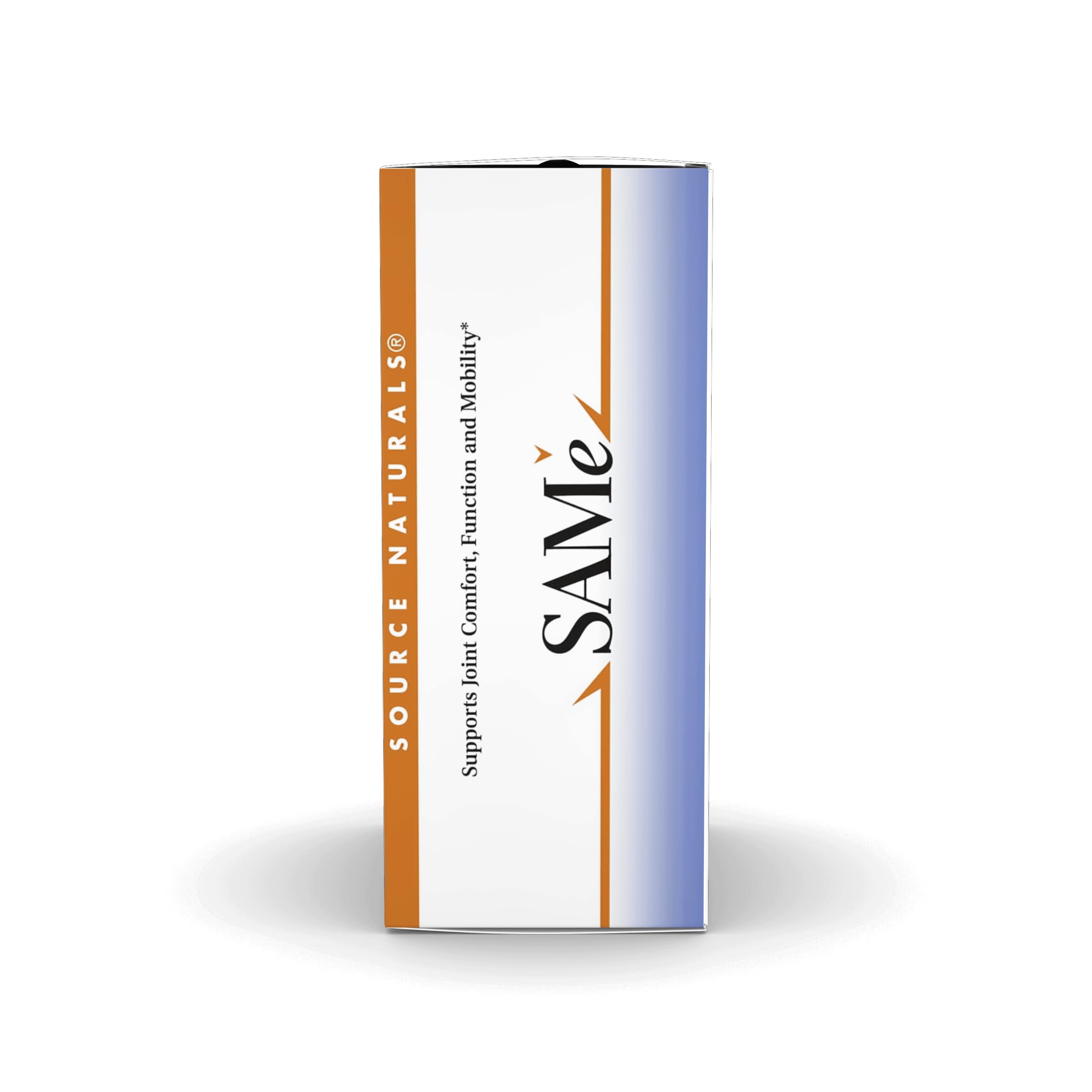 Source Naturals SAMe, tablettes enterique protégées, stabilité améliorée pour une utilisation quotidienne.