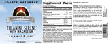 Tablettes Source Naturals Serene Science, dosage recommandé de deux par jour.