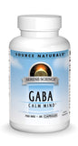 Source Naturals Serene Science GABA — bouteille prête à une routine de relaxation.