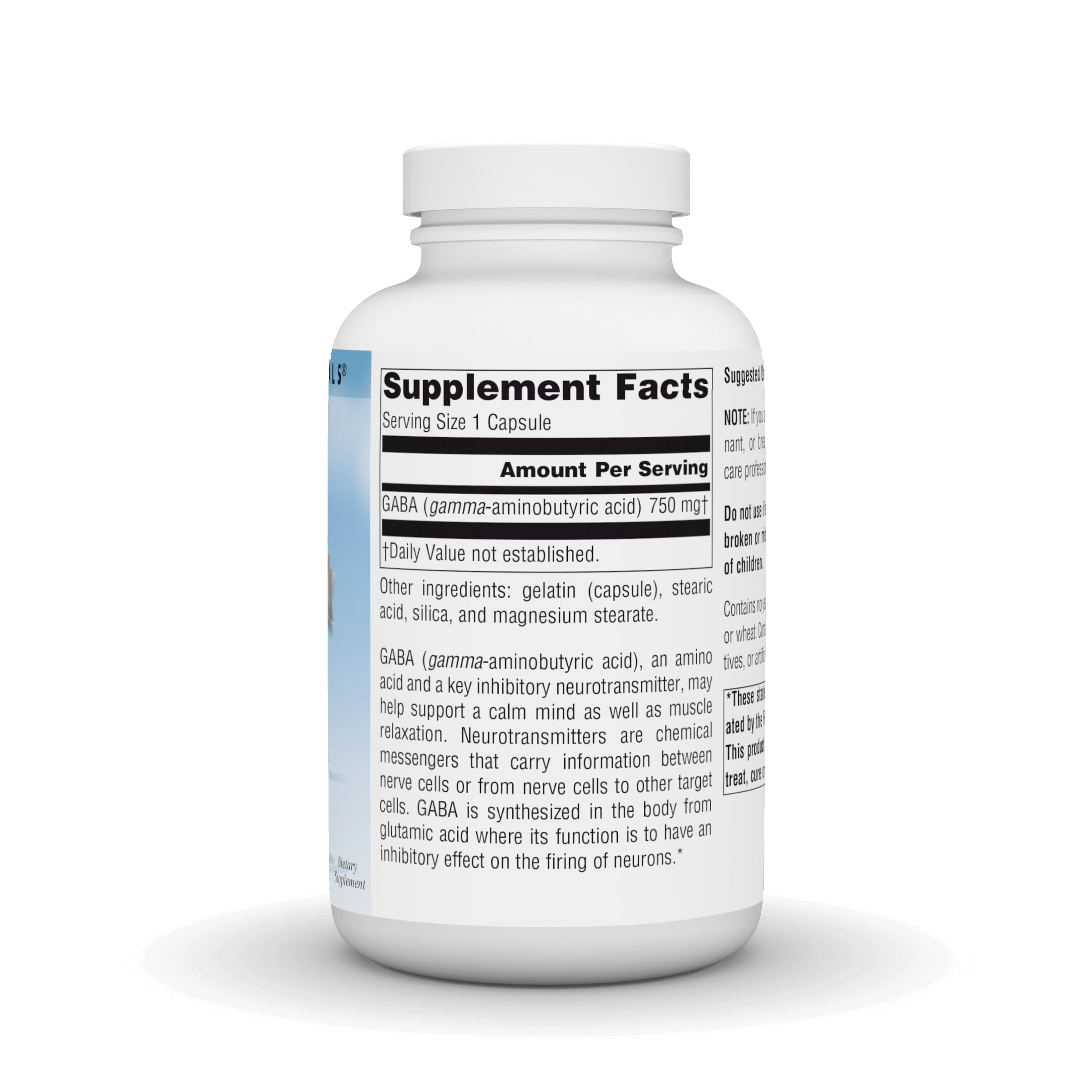 Source Naturals Serene Science GABA – capsules 750 mg faciles à prendre