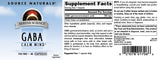 Source Naturals Serene Science GABA — prise d'une capsule au quotidien.