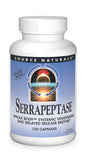 Source Naturals Serrapeptase, bouteille à libération retardée, pratique dans une routine végétarienne.