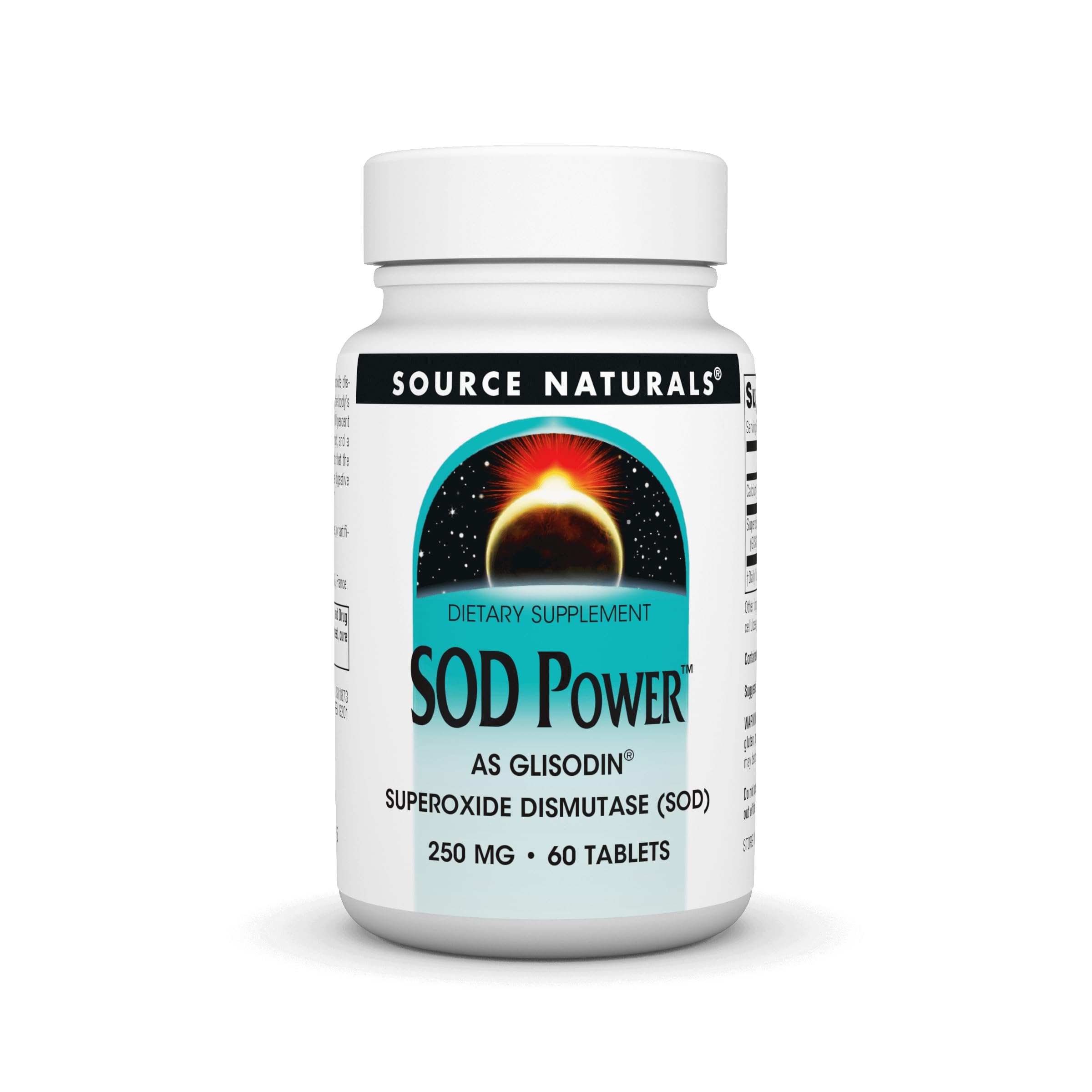 Source Naturals SOD Power tablettes 250 mg – soutien quotidien potentiel