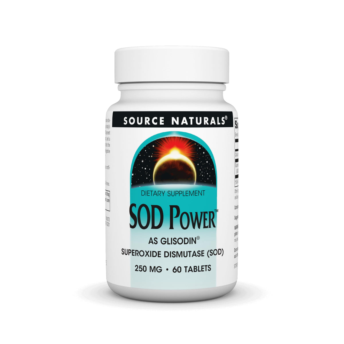 Source Naturals SOD Power tablettes 250 mg – soutien quotidien potentiel