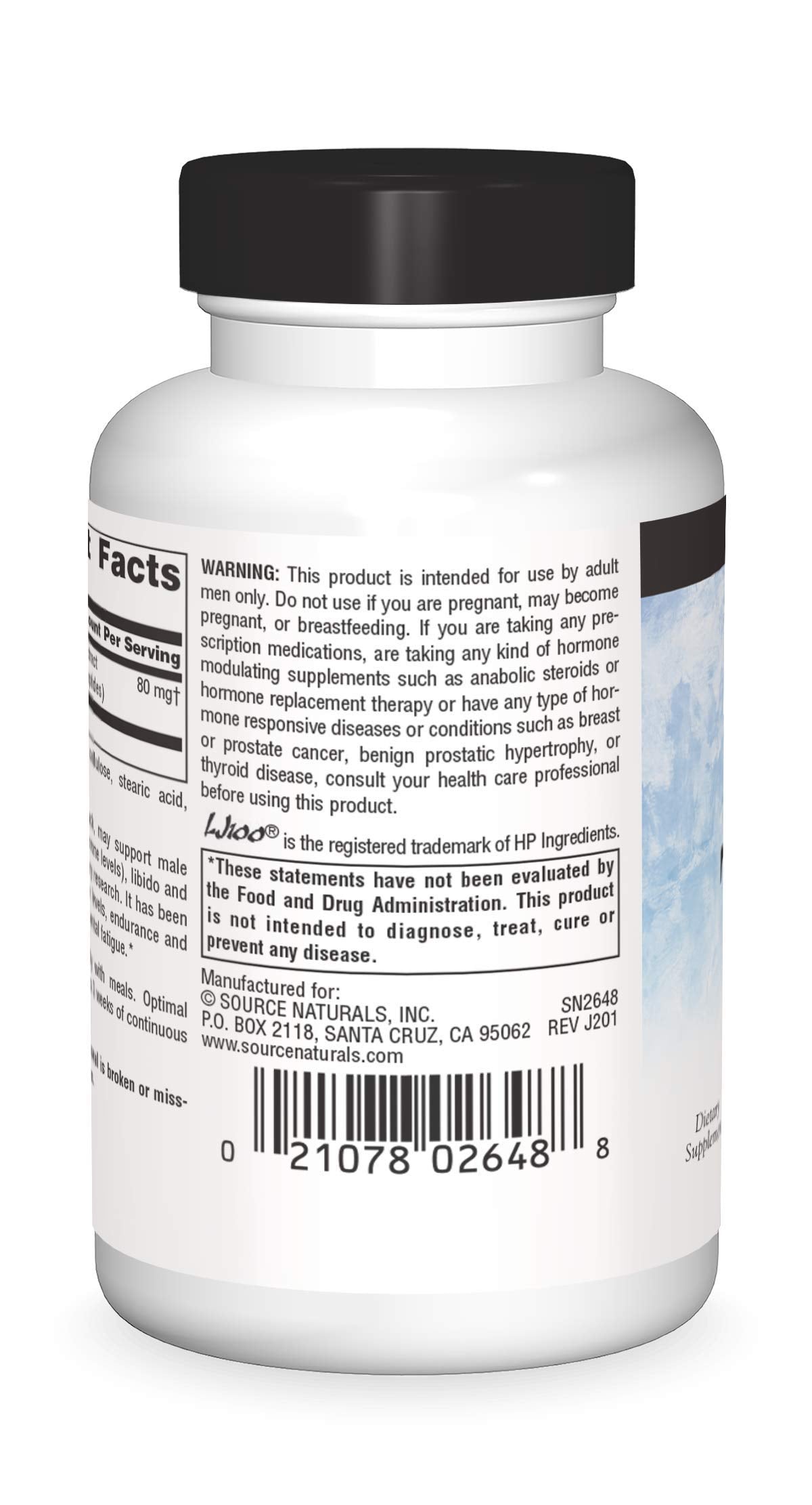 Source Naturals Tongkat Ali – tablette présentée, usage quotidien recommandé
