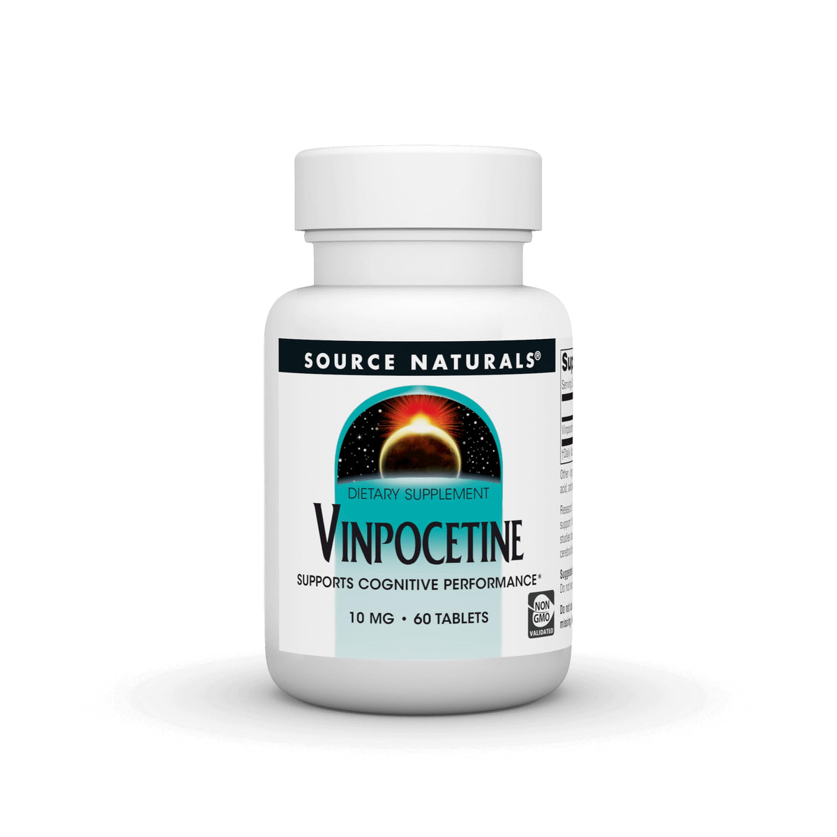 Source Naturals Vinpocetine Tablettes dans bouteille, soutien potentiel des performances cognitives.