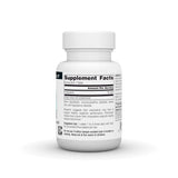Source Naturals Vinpocetine Tablettes, tablette en gros plan montrant la forme et l'impression produit.