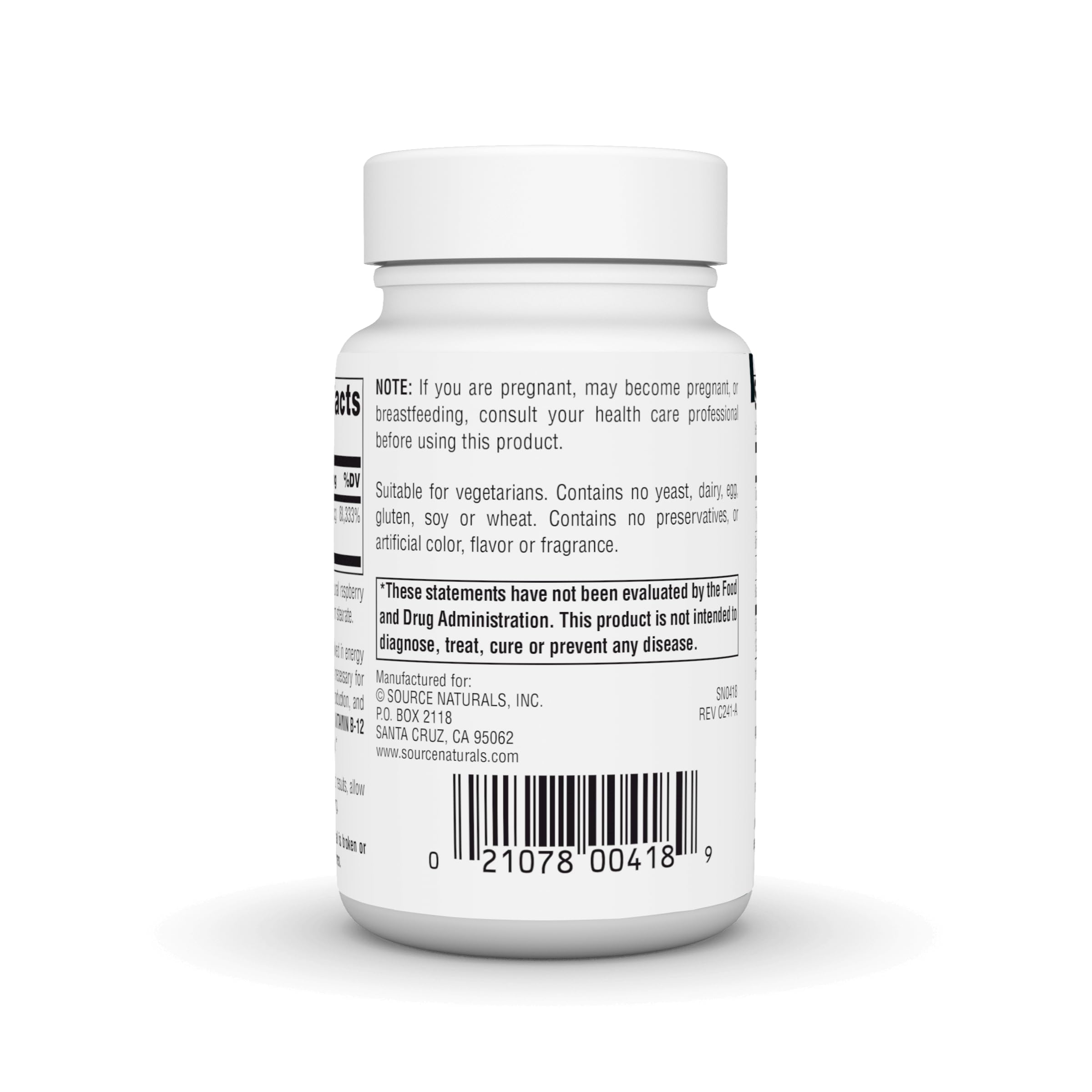 Pastilles Source Naturals B-12 se dissolvant rapidement en bouche