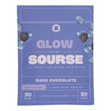 Bouchées Sourse Chocolat Noir Glow – collation sans gluten, végane et pratiques.