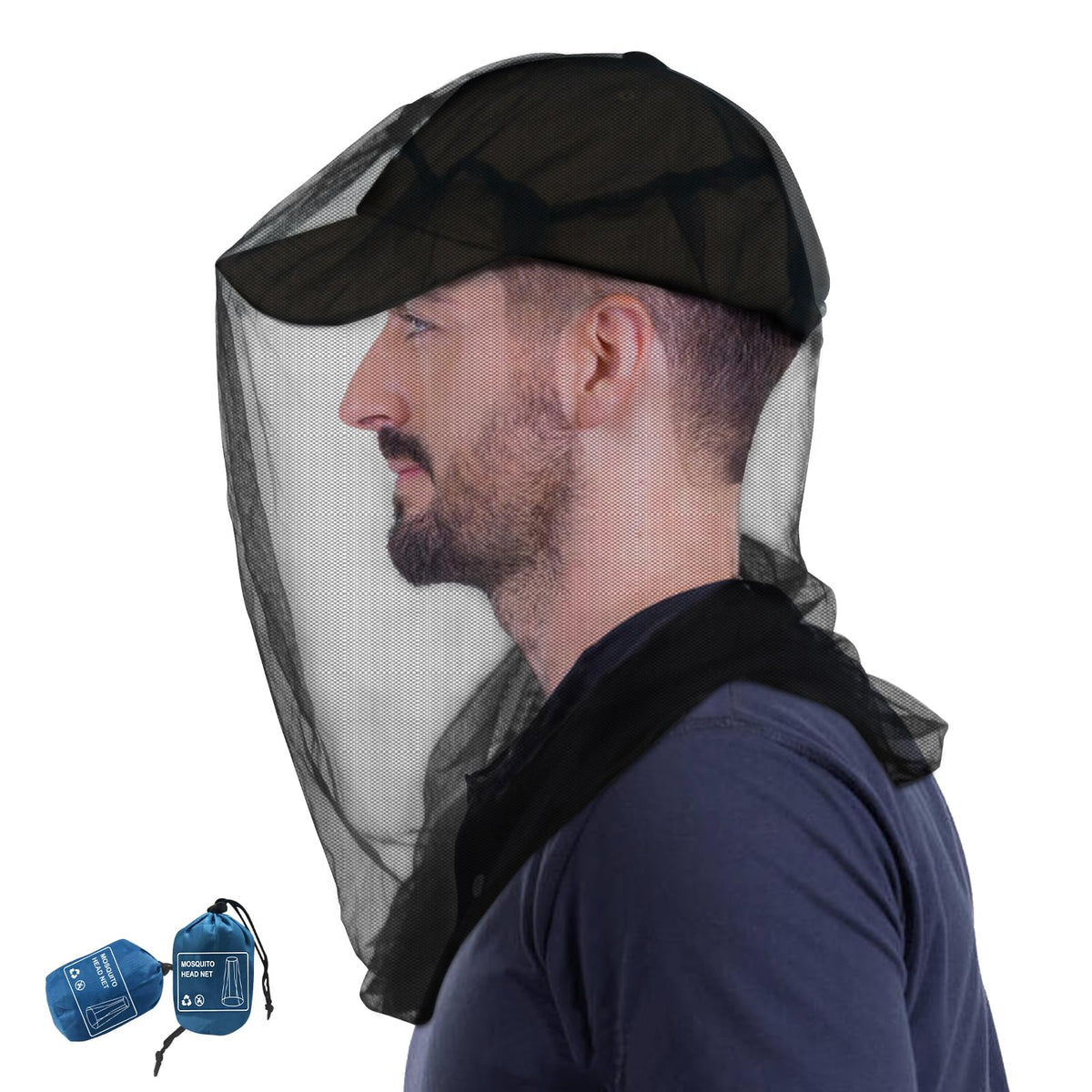 South to East filet tete moustiques extra-fin pour camping, protection légère