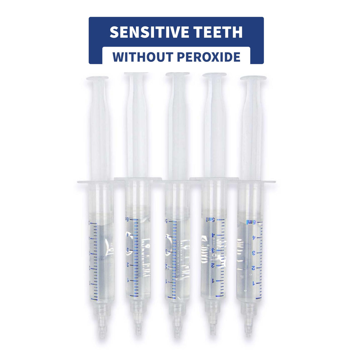 Gel blanchiment dentaire SOVA White en seringues pour dents sensibles