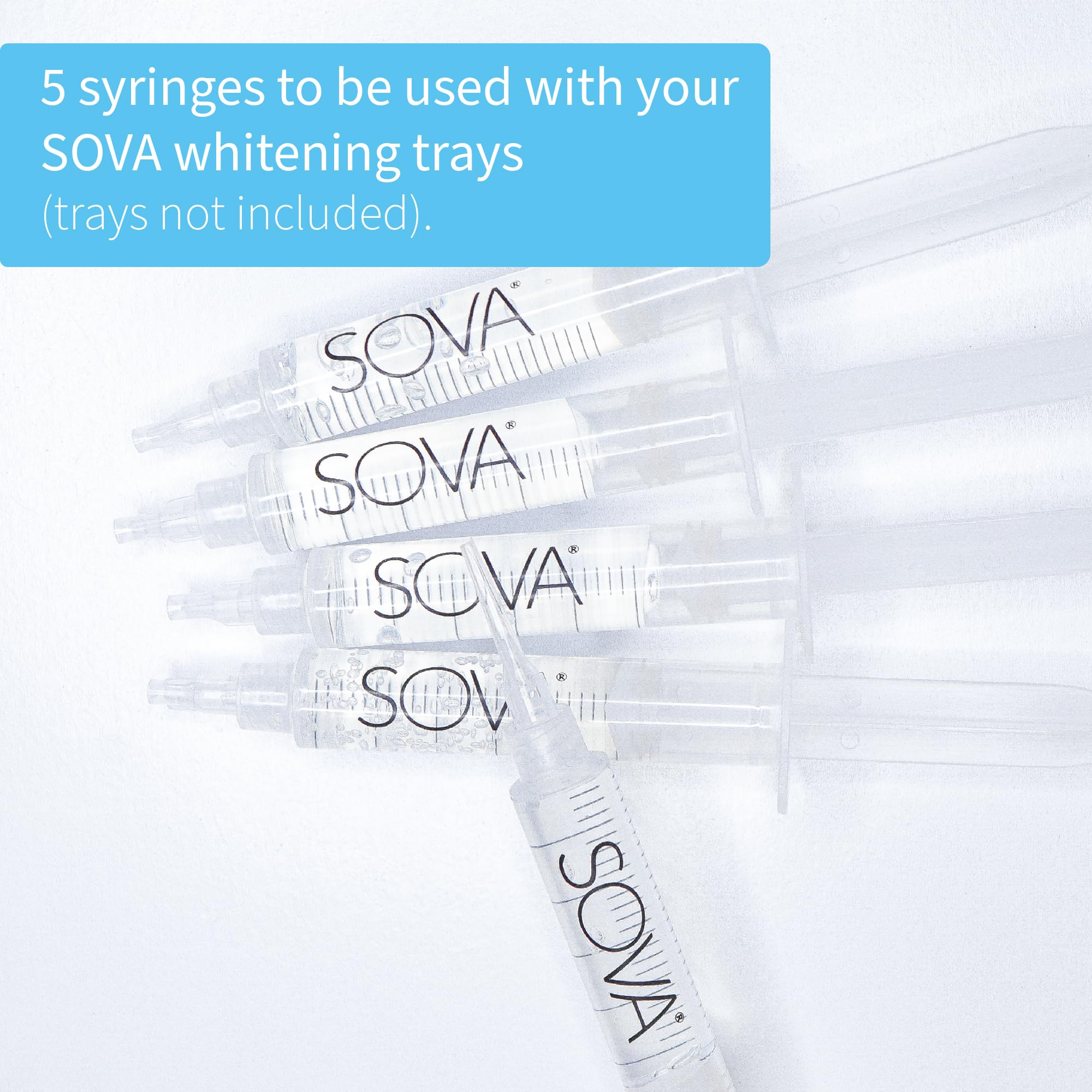 SOVA White: gouttière adulte ré-moulable pour un ajustement sur mesure.