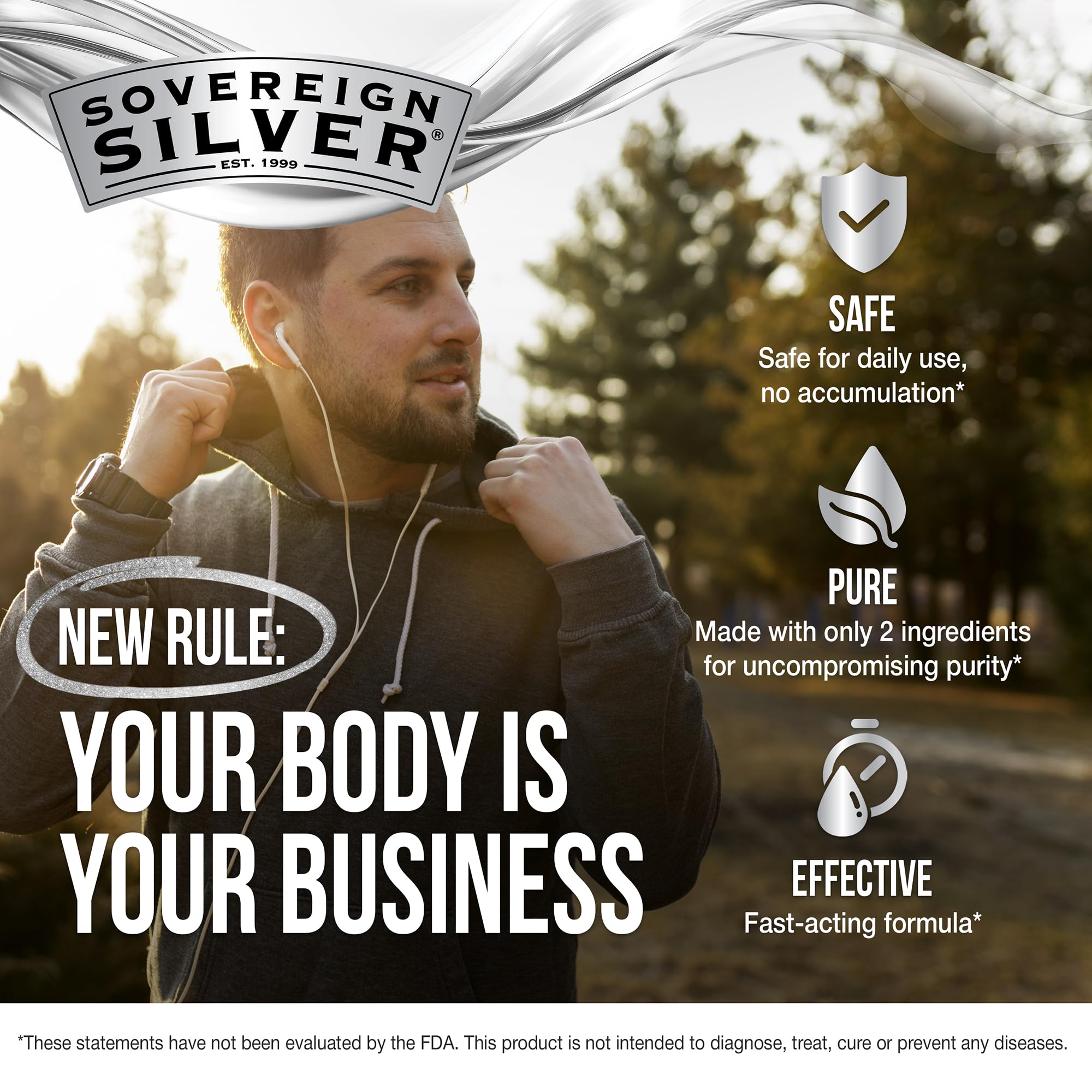 Sovereign Silver: embout twist-pour pour dosage précis et facilité d'emploi.