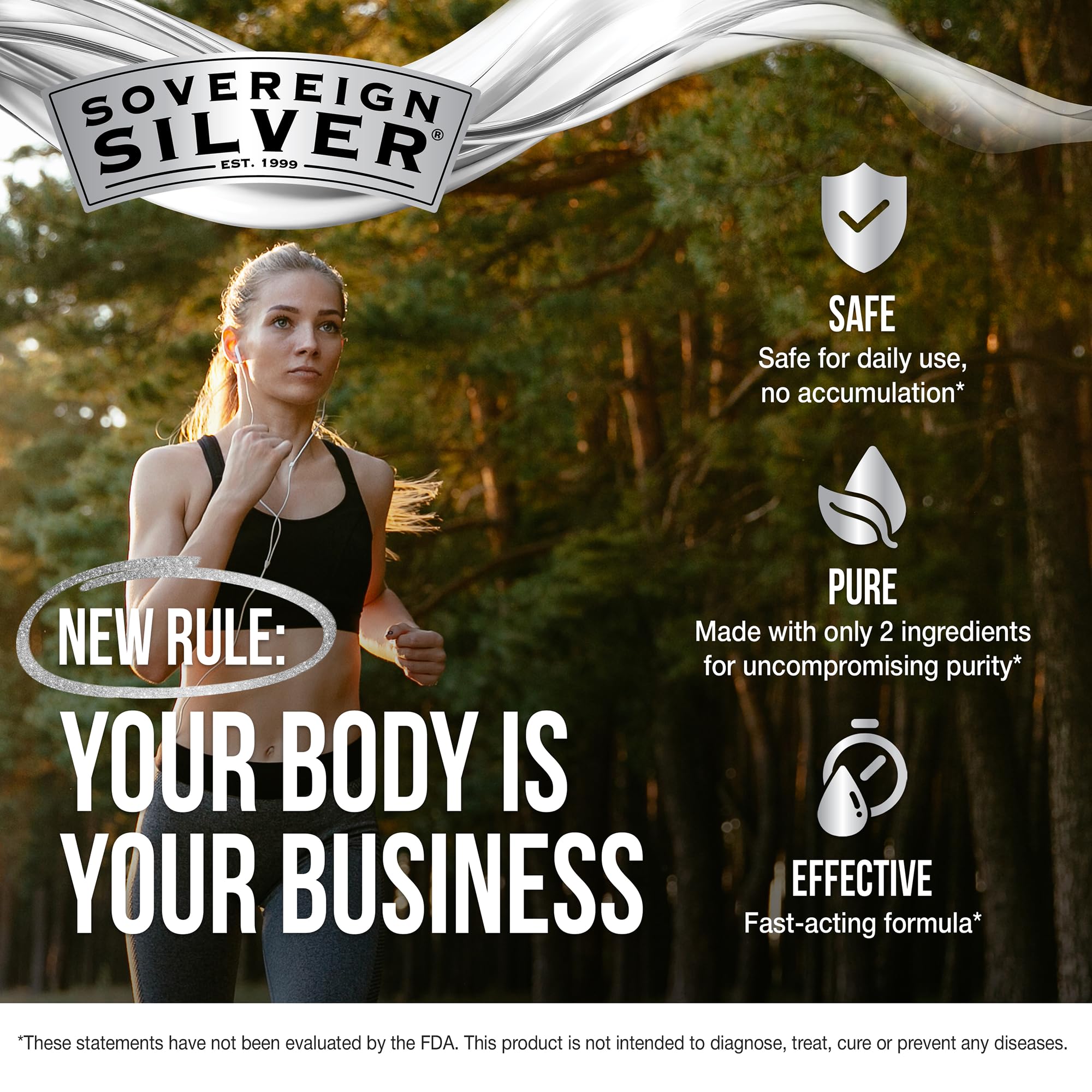 Gouttes Sovereign Silver avec pipette, dosage précis et pratique au quotidien