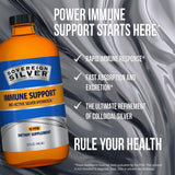 Sovereign Silver: liquide clair, aspect translucide du produit.