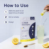 Sowell Electrolytes etiquette emballage: emballage pratique et clair.